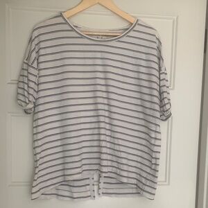 Madewell Over size fit Short Sleeve Top